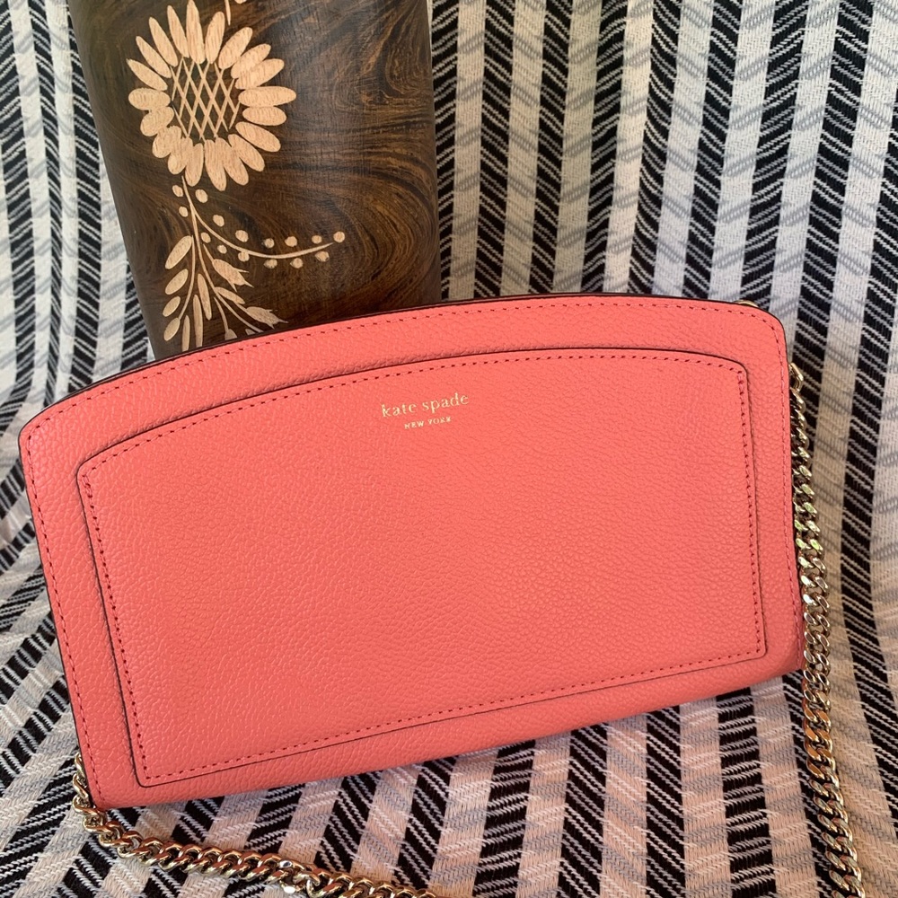 Kate spade Margaux East west crossbody peachy